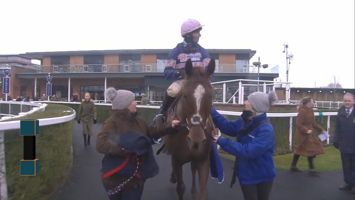 "He's made hard work of it but he's a good horse." Harry Cobden after winning on Captain Teague in the Challow Harry Cobden | Natalie Jane Green Racing
