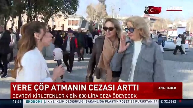 Yere çöp atmanın cezası arttı... Çevreyi kirletenler 4 bin 800 lira ceza ödeyecek.
