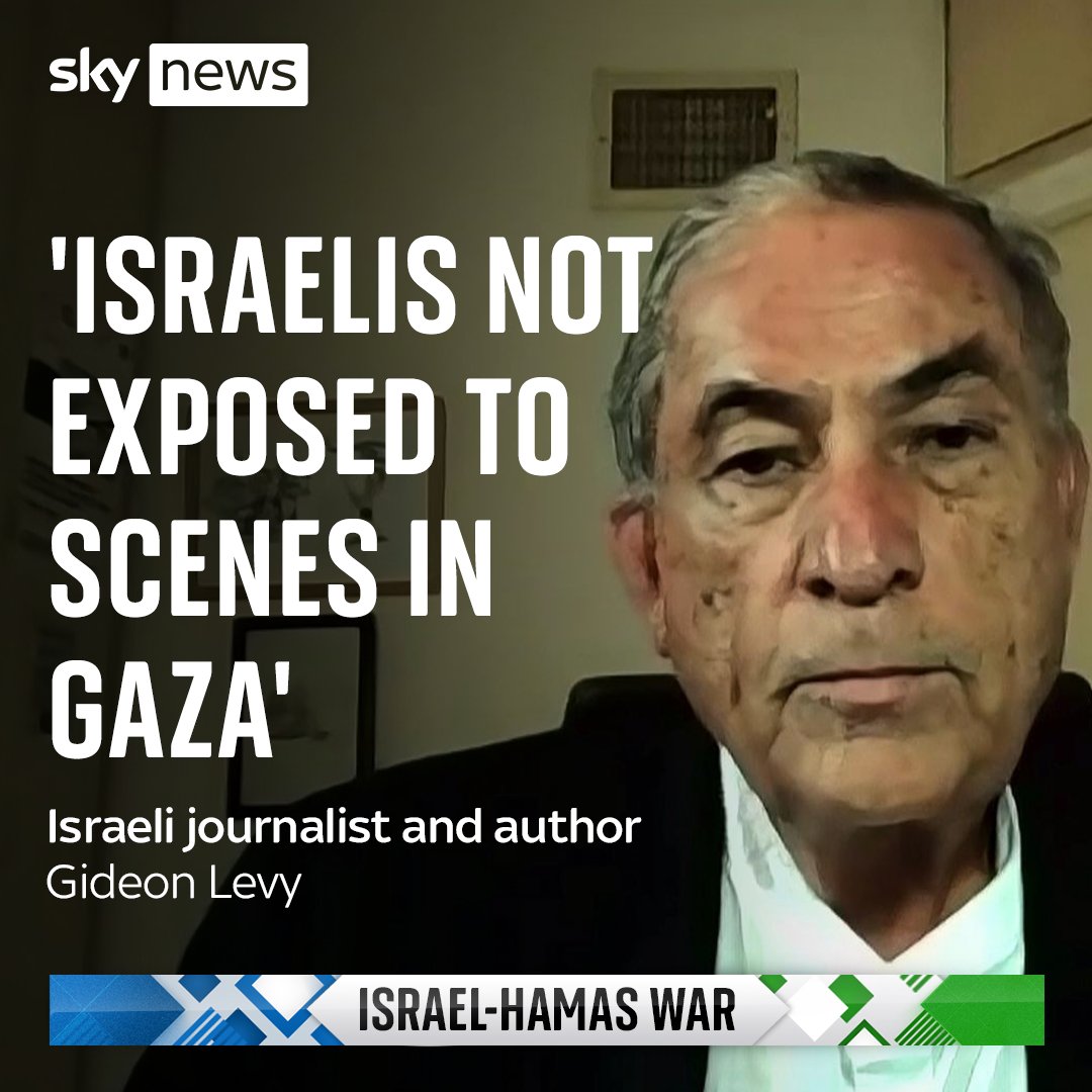 Gideon Levy says that most people in Israel have not been shown the scenes in Gaza so they "cannot understand what Israel is doing to Gaza", he adds it is 'almost criminal' to have empathy with Gaza in Israel.