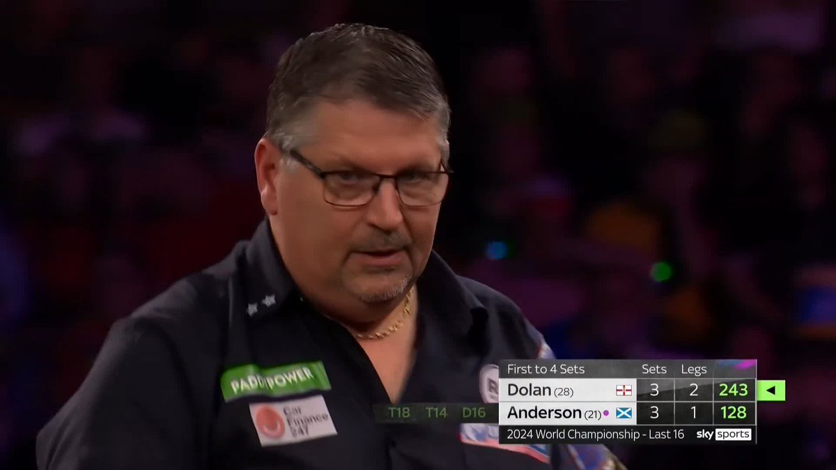 DOLAN DEFEATS ANDERSON! Brendan Dolan has done it! The History Maker shocks the darting world, beating Gary Anderson to reach his second World Championship quarter-final! 📺 #WCDarts | R4