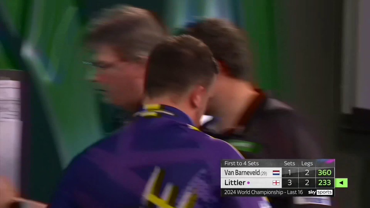 SENSATIONAL LITTLER DOES IT AGAIN!! 🤯 A truly incredible performance from Luke Littler as he DEMOLISHES his darting idol Raymond van Barneveld 4-1. Simply breathtaking from the 16-year-old who storms into the Quarter Finals! 📺 #WCDarts | R4