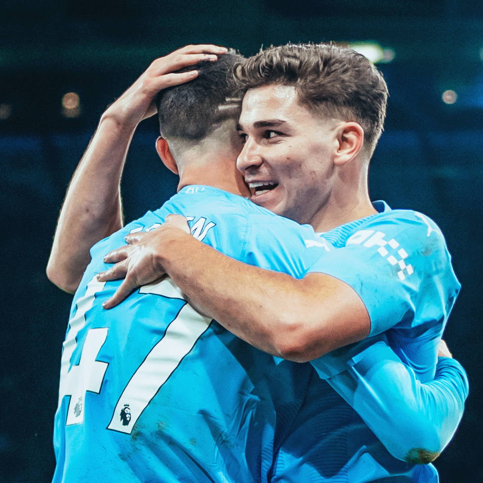 .@julianalvarezzz scored the last goal at the Etihad in 2023, his third goal in three consecutive matches! 💪🕸️