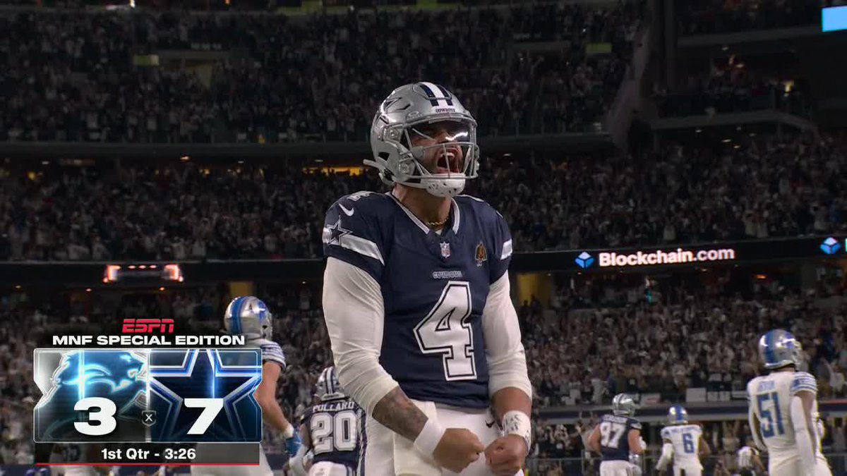 DAK TO CEEDEE FOR A 92-YARD TD ๐ฑ #DAL