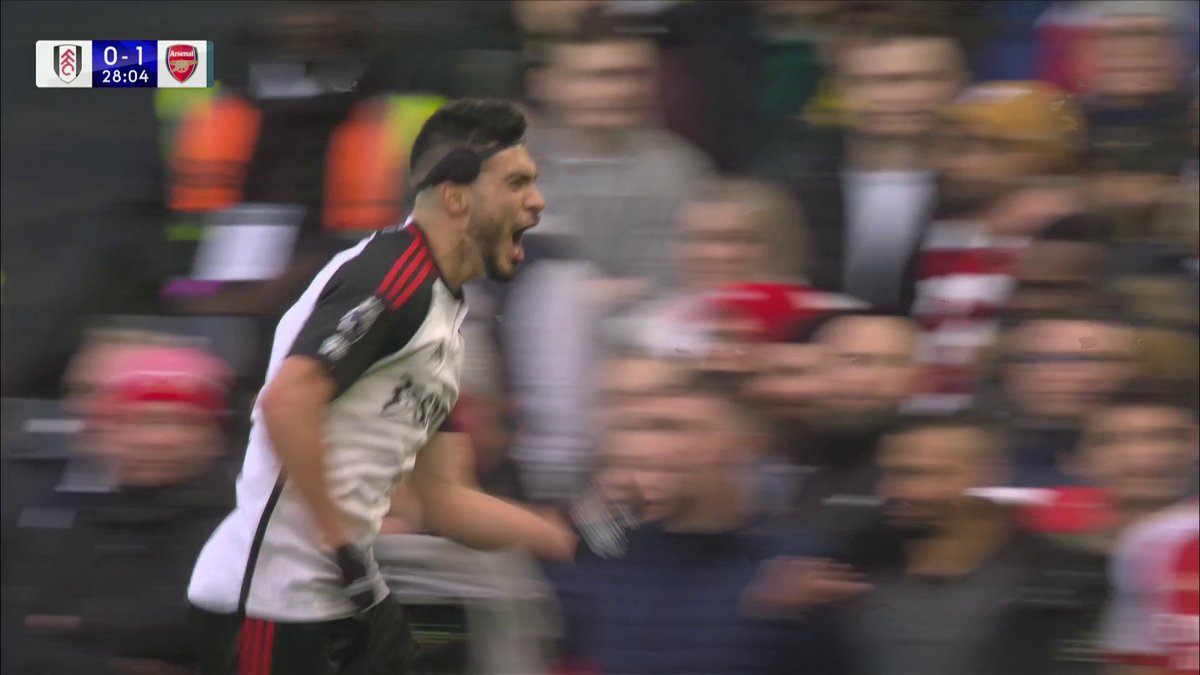 "Back from suspension, back on the scoresheet!" 🔙 Jiménez finishes off a fine Fulham move! ⚪