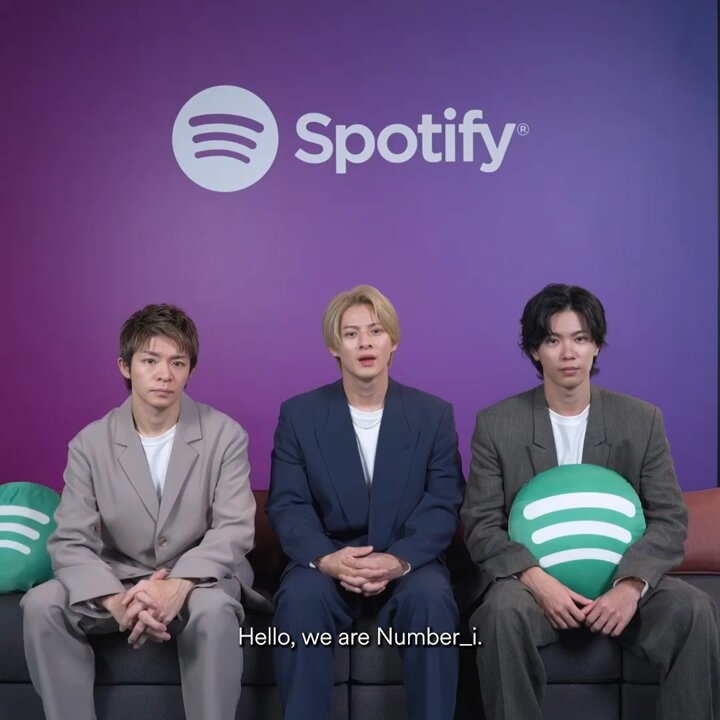 ✧˚*･ #Number_i ･*₊⁎✧ 2024.01.01 始動 1st Digital Single “GOAT” の 配信がスタート!! Listen Now: #Spotifyオフィス でさまざまなコンテンツを撮影したのでお楽しみに！ 【Tokyo Super Hits!】のカバーにも登場👀 SHO HIRANO #Spotify_Number_i