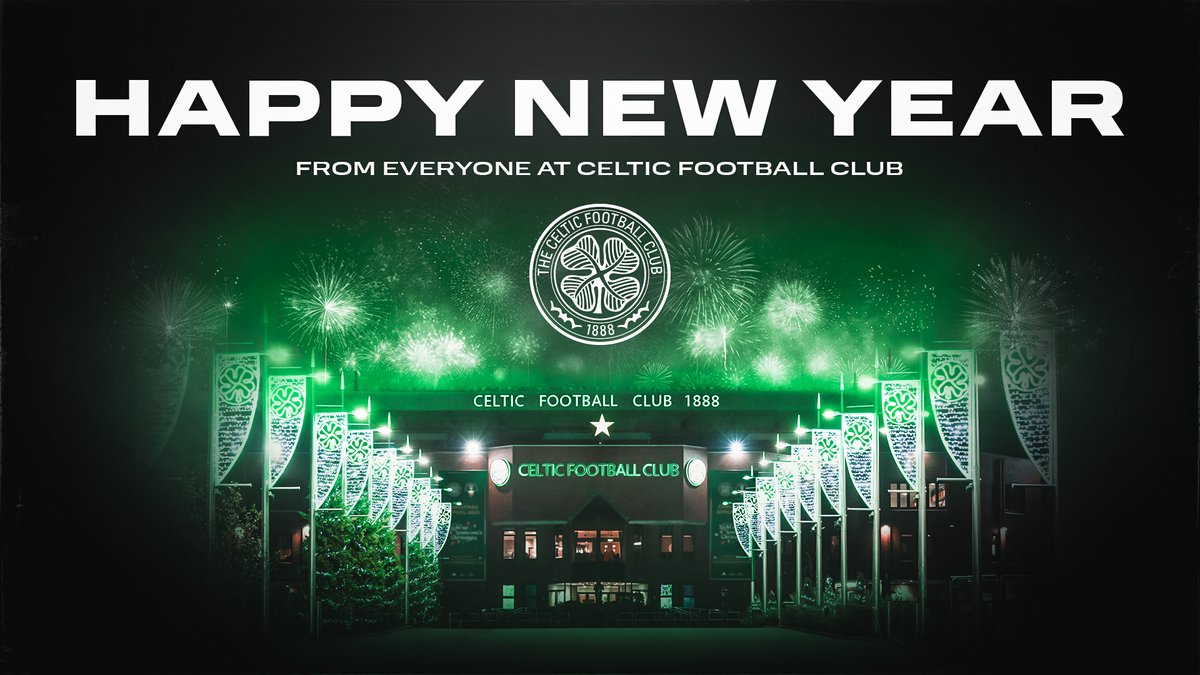 🎆 Happy New Year from everyone at Celtic Football Club! #CelticFC🍀