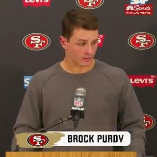 "I was just a little kid dreaming of playing in the NFL, and to be able to do something like that is pretty cool." 🥹 Brock Purdy reflects on breaking the 49ers' single-season passing yards record