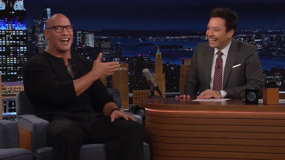 Jimmy and Dwayne Johnson’s mom had a wild NYE 🥳🍾🎆 #FallonTonight
