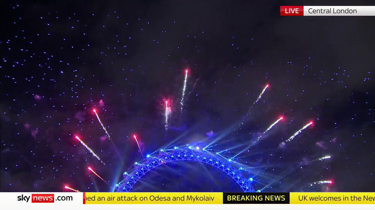 BREAKING: The UK welcomes in 2024 with a fireworks and light show spectacular over the River Thames in London More ➡️ 📺 Sky 501, Virgin 602, Freeview 233 and YouTube
