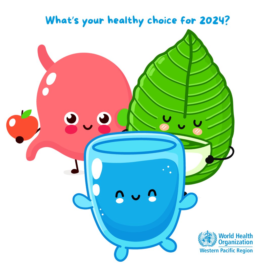 What's your healthy choice for 2024? #HappyNewYear2024 #NewYear