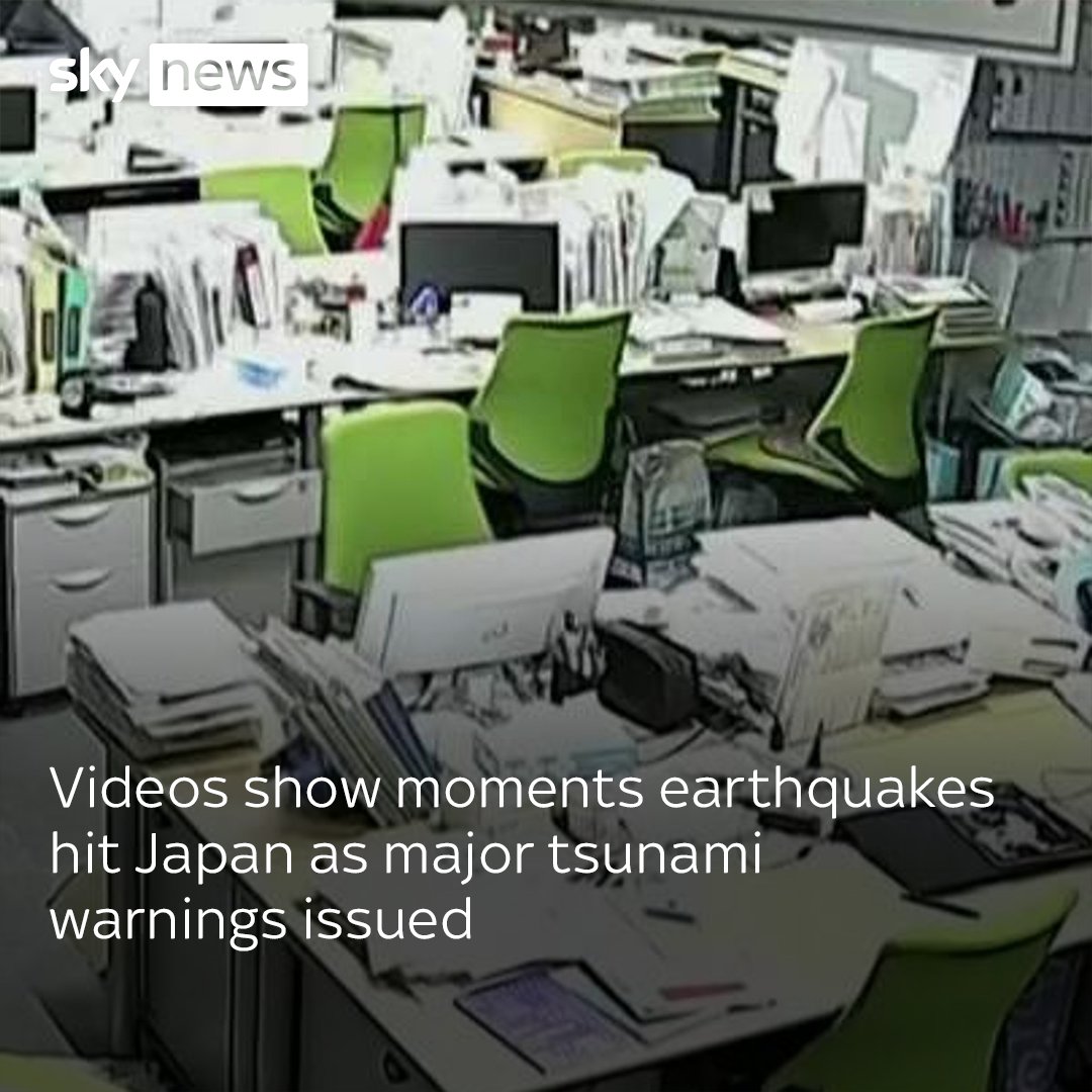 The quakes hit Ishikawa and nearby prefectures, with one having a preliminary magnitude of 7.6, according to the Japan Meteorological Agency. Live updates: