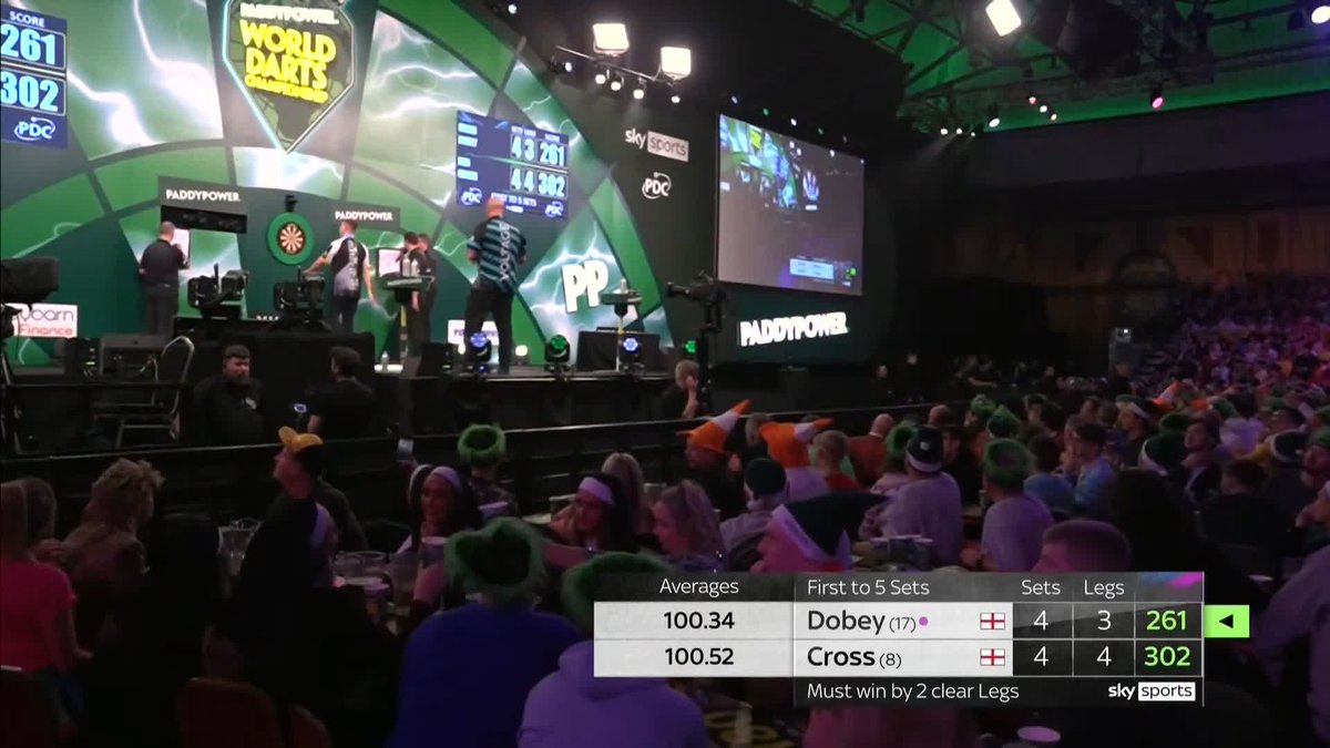 CROSS COMPLETES A DARTING MIRACLE!!! 😱 One of the greatest comebacks of ALL-TIME as Rob Cross comes from 4-0 down to beat Chris Dobey and reach the Semi-Finals! Truly sensational from the 2018 Champion 👏