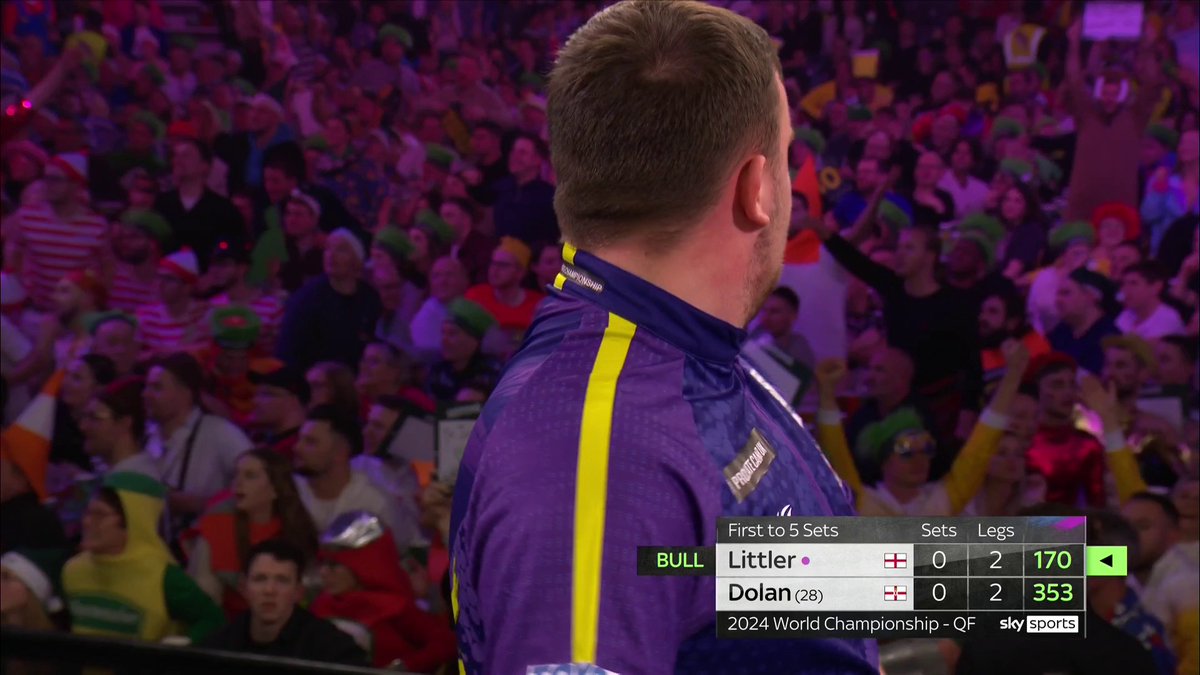 Just Luke Littler casually getting the crowd involved with that Big Fish attempt 🐟😅