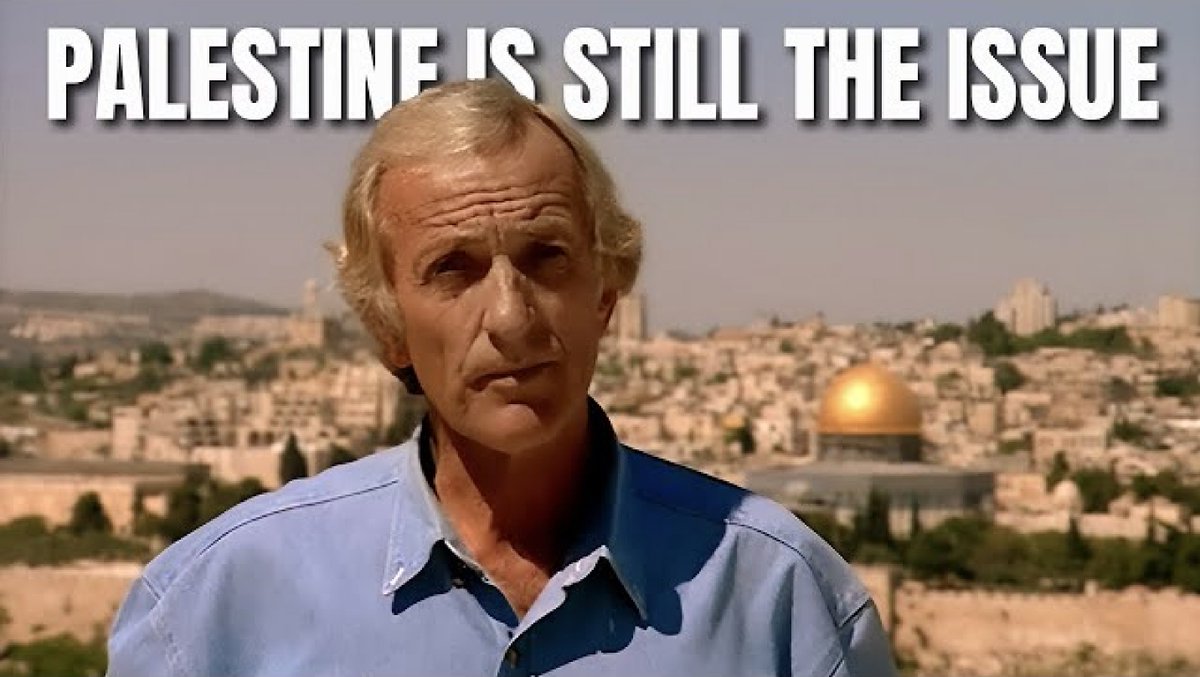 Palestine is Still the Issue by John Pilger Pilger made this film 22 yrs ago, it provides important context for the current conflict In the words of Pilger “the blood never dries in Palestine” Question of Palestine is a scar on humanity and, like never before, still the Issue