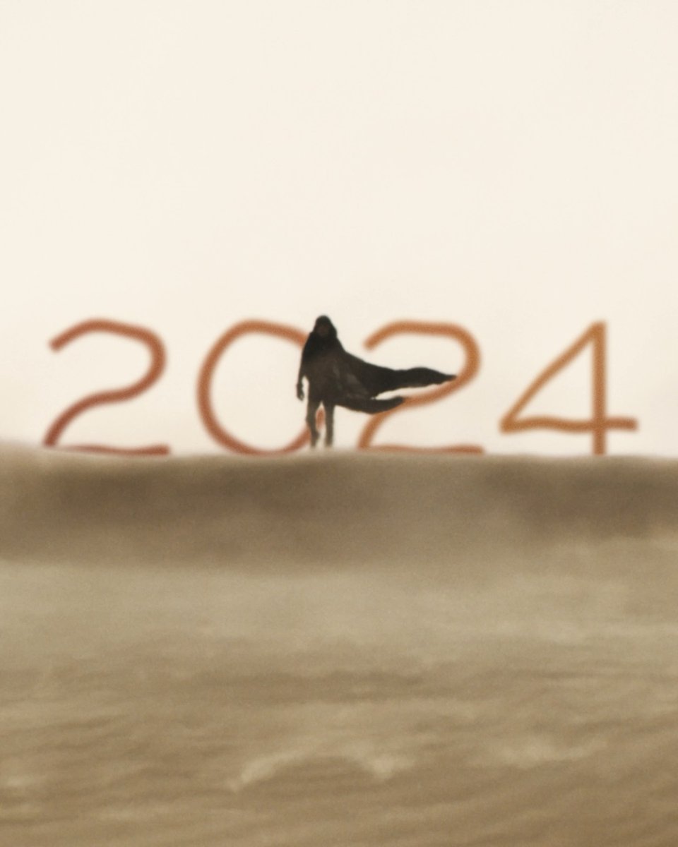 “This is only the beginning….” #HappyNewYear #DunePartTwo - Only in theaters March 1.