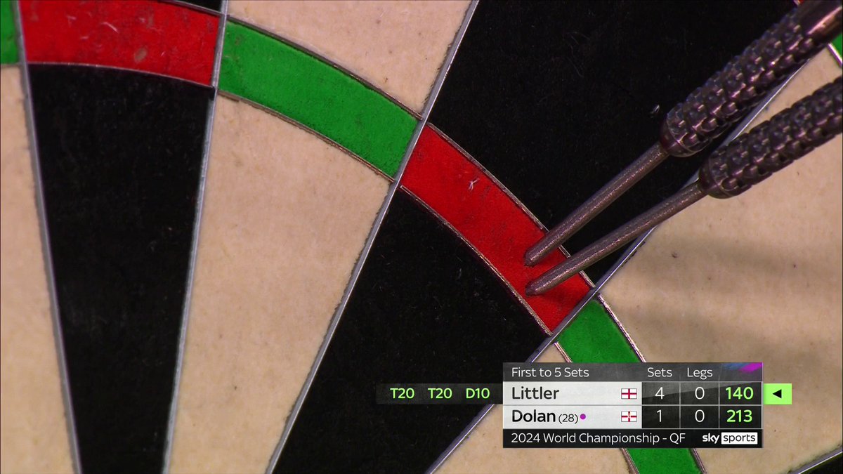 Luke Littler is into the SEMI-FINALS of the World Darts Championship! 🤯