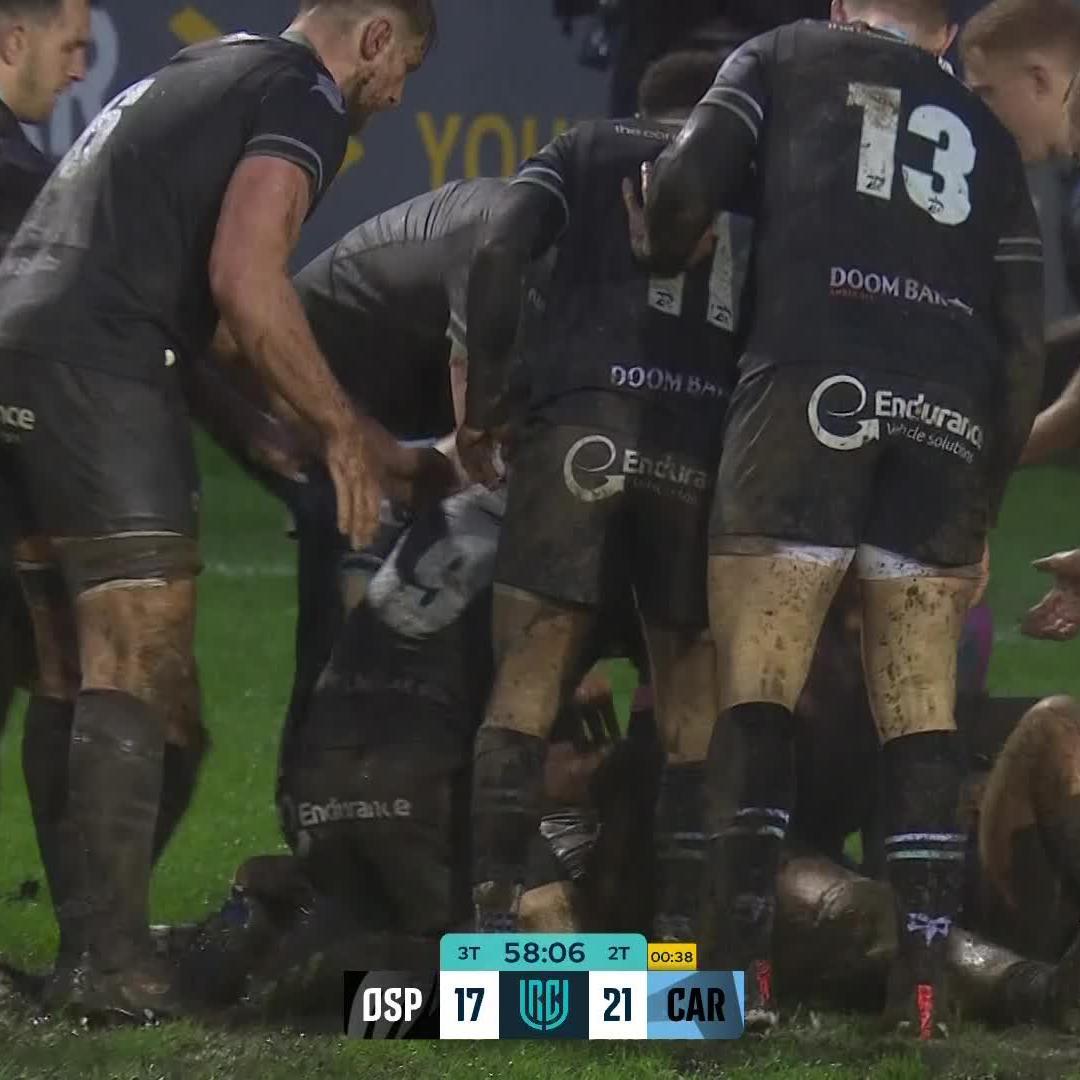 The step, the pace, the power 🤩 What a try from Ospreys' Morgan Morse 😮‍💨 #BKTURC #URC #OSPvCAR
