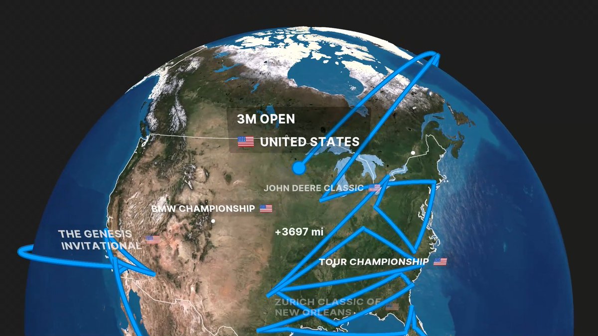 We present to you: the 2024 menโs golf travel schedule. ๐คฏ