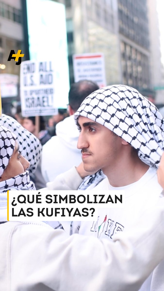 Estos pañuelos de cuadros blanco y negro son un símbolo de la resistencia Palestina. Esta es su historia.