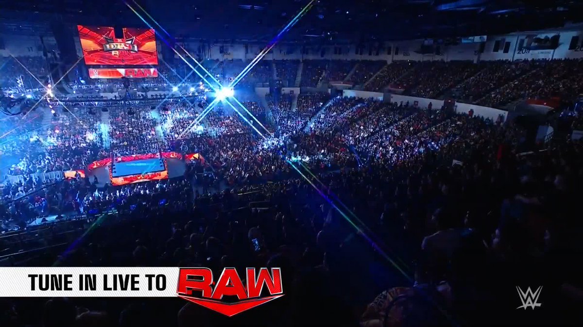 HE'S BACK! 😲😲😲 #WWERaw