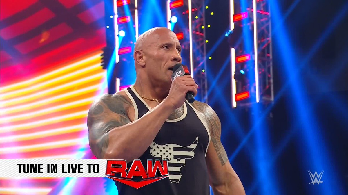 OH. MY. GOD. Dwayne Johnson just delivered an absolute mic drop on #WWERaw!