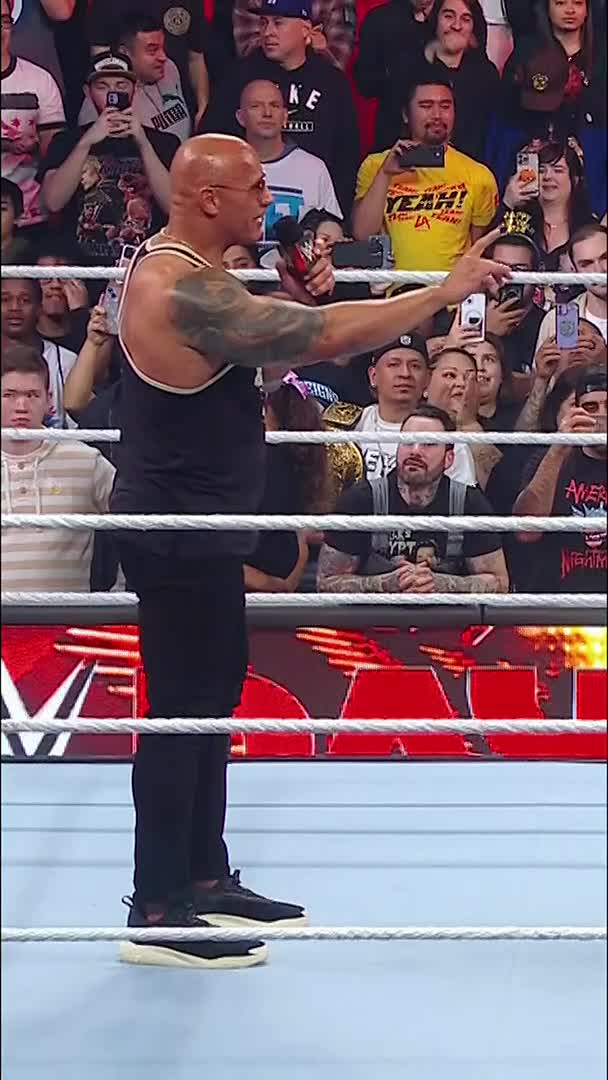 .Dwayne Johnson pays tribute to former WWE Champion The Iron Sheik! #WWERaw