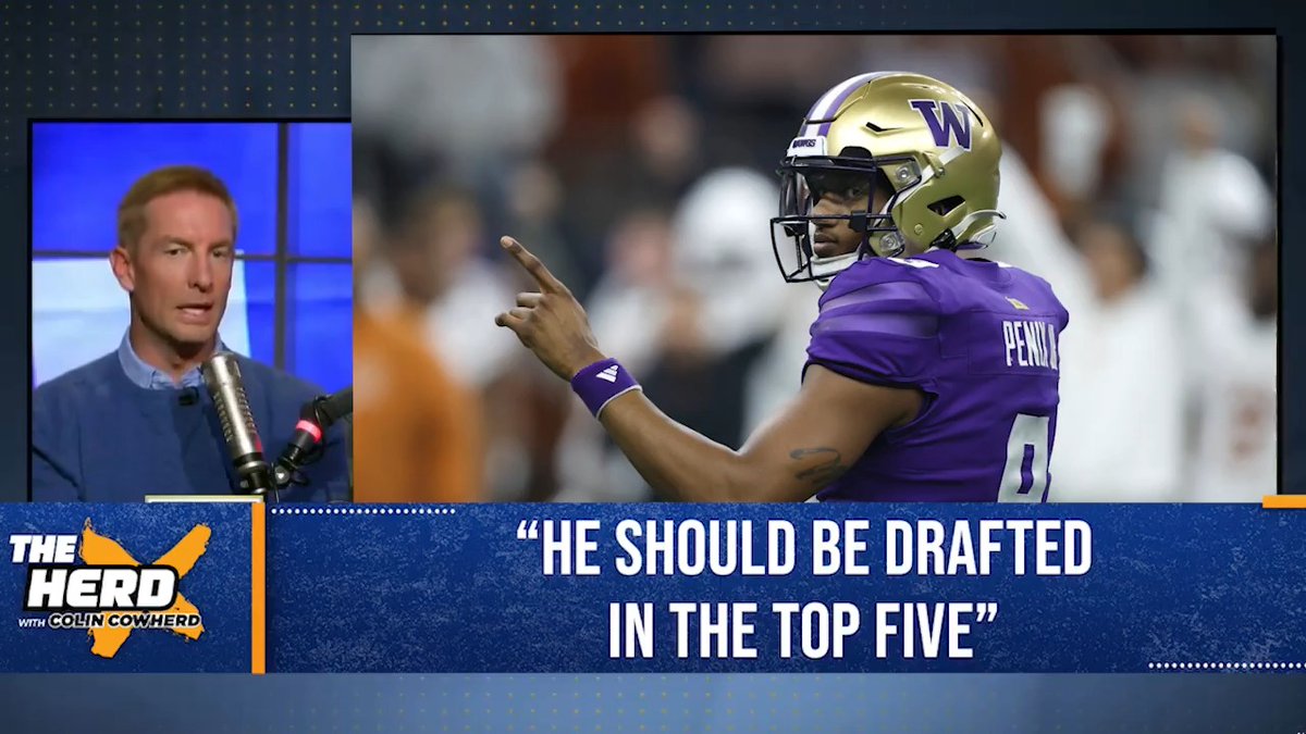 "I think he upgrades 13 NFL teams next week... The fact that it wasn't even a debate at the end for the Heisman just shows that people don't watch Washington football." — Joel Klatt makes the case for Michael Penix Jr.