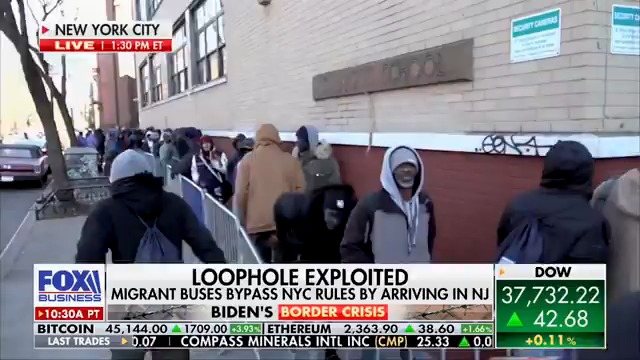 Huge line of illegals lined up in NYC to apply for free housing. Notice how these are all single young males. Everything Biden tells you about immigration is a lie.