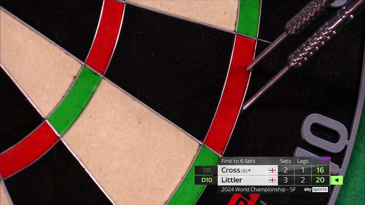 Luke Littler is ONE set away from a spot in the World Final!💥