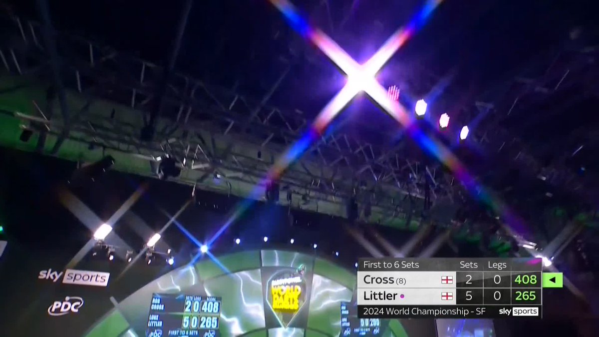 THE CHAMPAGNE SHOT FROM LITTLER! 🍾 Luke Littler raises the roof with a 132 checkout! He's now just two legs away from the final! 📺 #WCDarts | SF
