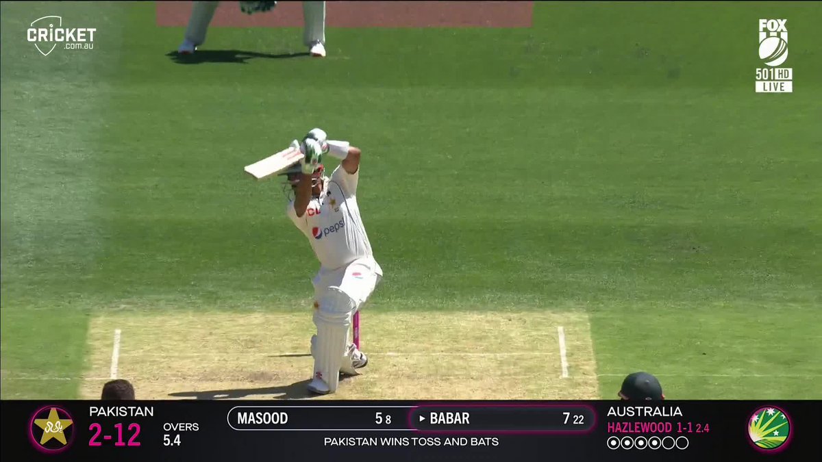 Feast your eyes on some gorgeous Babar Azam cover drives 😍 #AUSvPAK