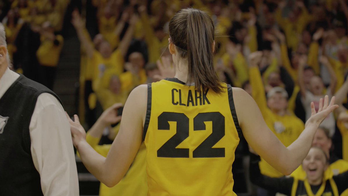 The moments you dream about. Caitlin Clark x #Hawkeyes