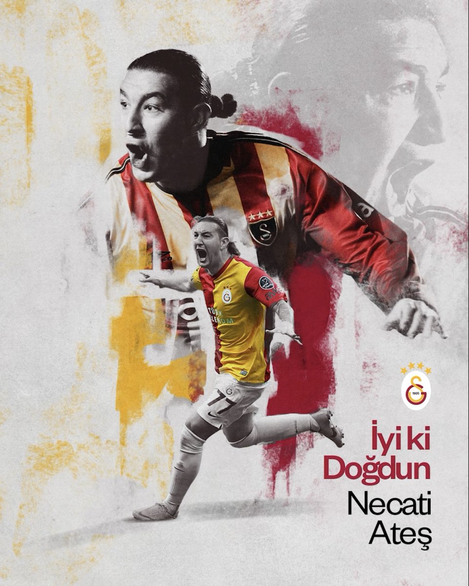 Bugün, kulübümüze futbolcu ve yardımcı antrenör olarak hizmet etmiş Necati Ateş’in doğum günü! 🎂 İyi ki doğdun NECATİ ATEŞ! 💛❤️
