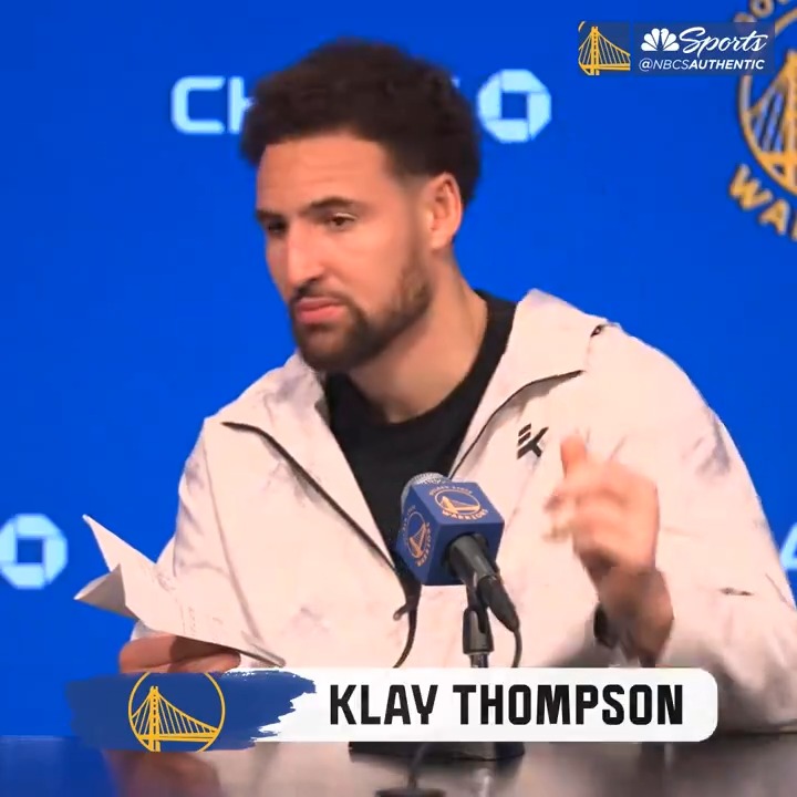 Klay reveals his candid conversation with Kerr discussing his negative energy, becoming a mentor for the young guys, and the final chapter of his career 🔽