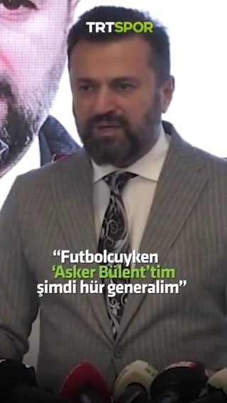 🗣️🎙️ Bülent Uygun: Futbola başladığımda 'Asker Bülent'tim, şimdi hür general olarak devam ettiğim teknik direktörlüğümde Allah hepimize başarıdan başarıya koşmayı nasip etsin.