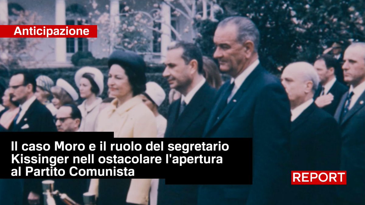 Aldo Moro, come John e Robert Kennedy negli Stati Uniti, è stato ucciso perché voleva lasciarsi alle spalle la logica del patto di Yalta. 46 anni dopo la morte di Moro, ora sappiamo che ci hanno raccontato una verità di comodo. Ne parliamo domenica alle 20.55 su #Rai3