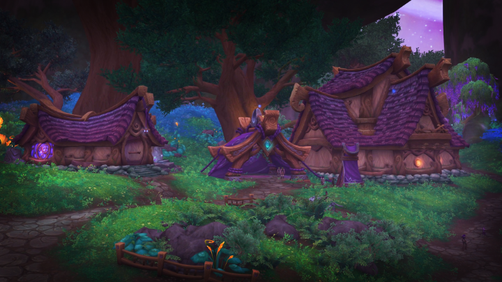 The night elves of Teldrassil have made Bal’ameth their new home in Seeds of Renewal.