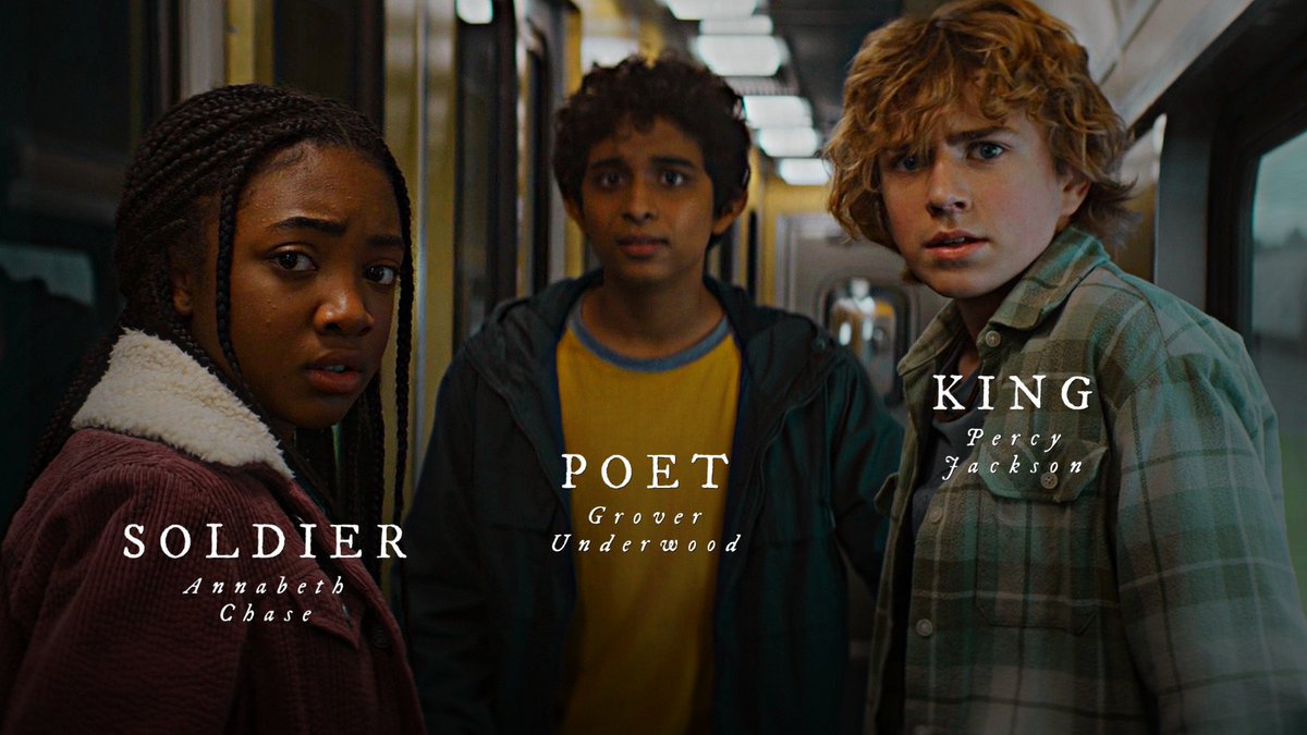 #PERCYJACKSON: Soldier, Poet, King