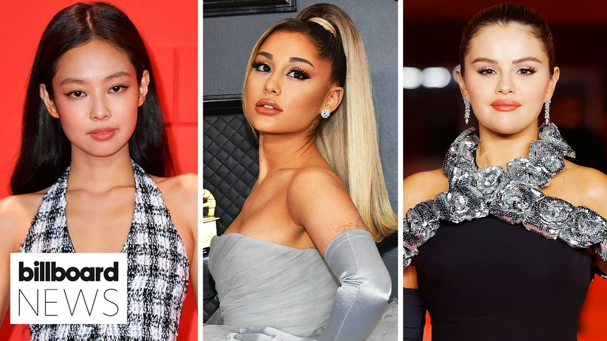 2024 is ready for new music 🎶 Here are updates on upcoming projects from Selena Gomez, Ariana Grande and BLACKPINK's Jennie. #BillboardNews