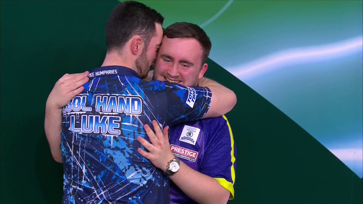16 year old Luke Littler in tears after narrowly losing in the World Championship Final…😢