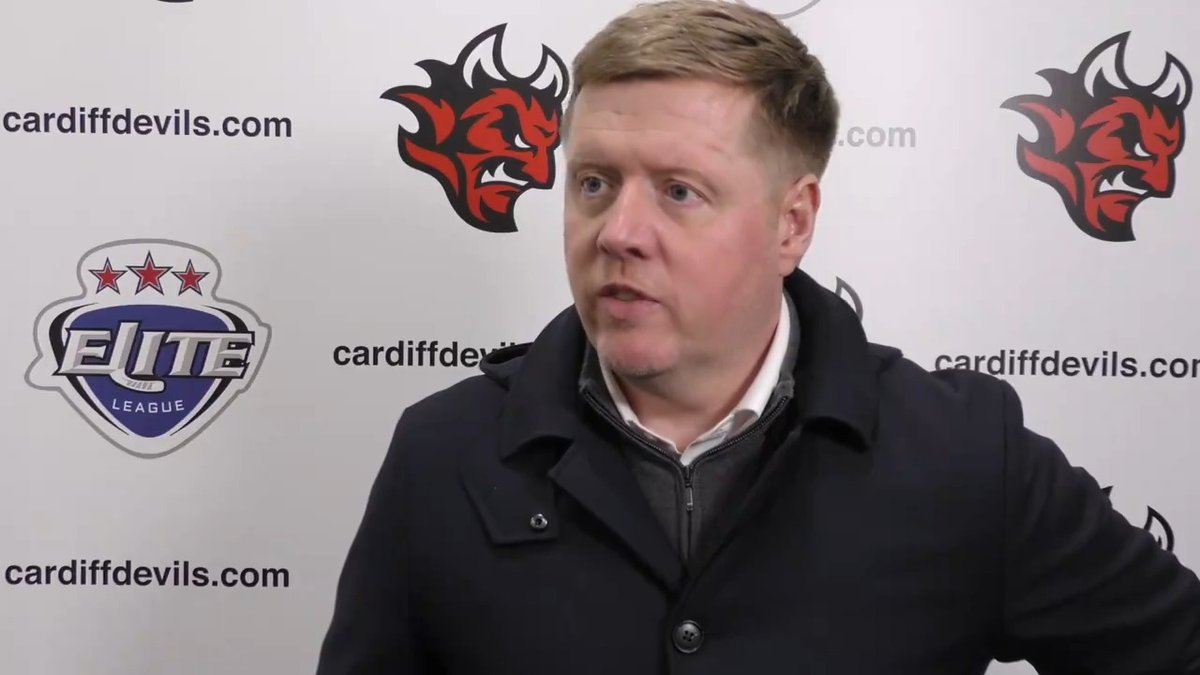 🎙️Post-Game | #EIHL Pete Russell following Cardiff Devils' home defeat to Sheffield