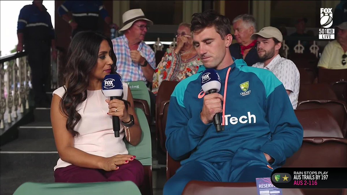 Wholesome ❤️ 📺 Watch Day 2 #AUSvPAK on Fox Cricket and Kayo Sports: ✍ BLOG: 🔢 MATCH CENTRE: