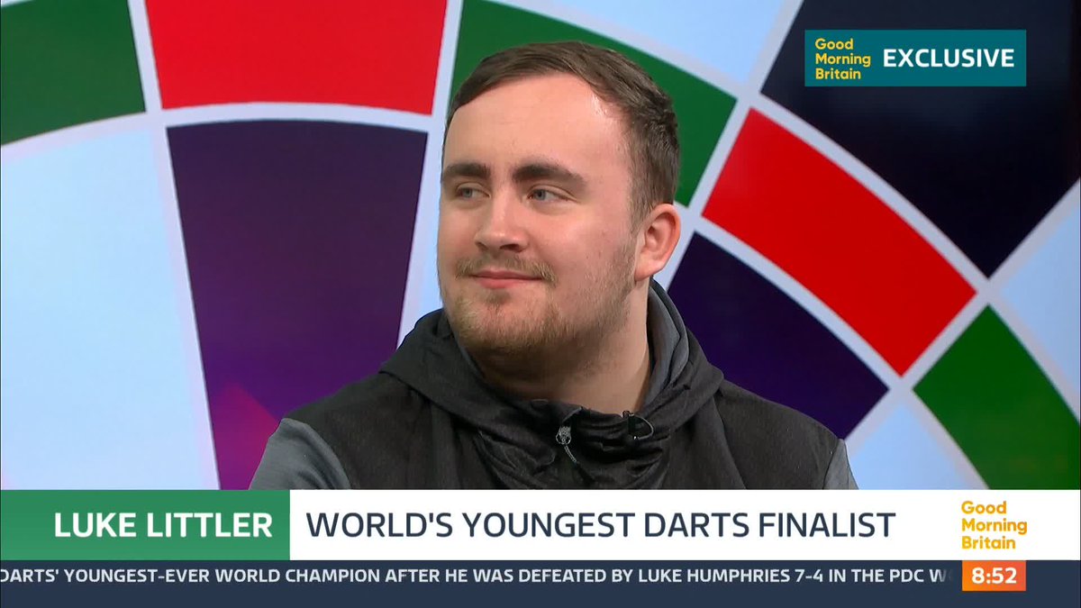 World Darts Championship finalist, Luke 'The Nuke' Littler, talks through his pre-match ritual and his disappointment in not being able to play X-Box through the championships!