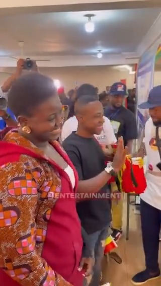 Afua Asantewaa is here at the Modern City hotel to support Chef Faila 💯❤️ #TV3GH #CookathonbyFaila
