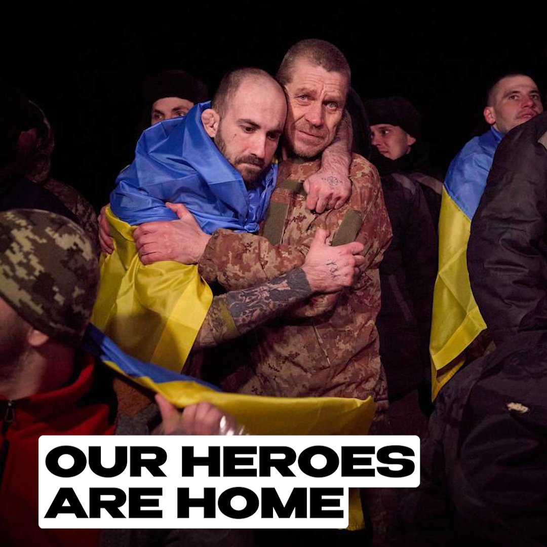"We are home," every Ukrainian who returns from Russian captivity says. We make every effort to have more of these words spoken. It is critical to bring our people home. I thank our international partners who are assisting us with this and our team that works on prisoner swaps.