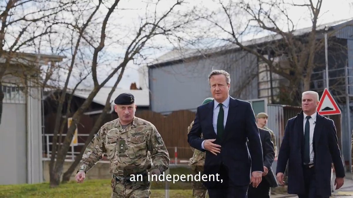 WATCH: David Cameron met UK troops deployed with NATO Kosovo Force - KFOR in Kosovo today.