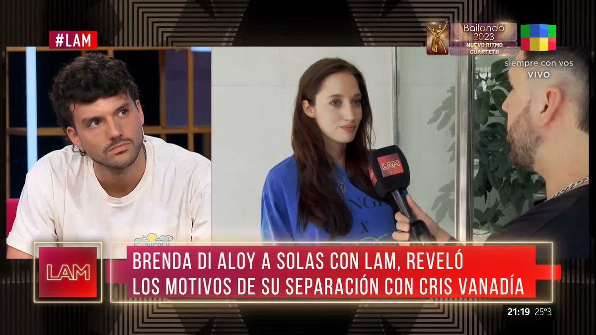 Brenda Di Aloy habla sobre la separación con Cris Vanadia #LAM