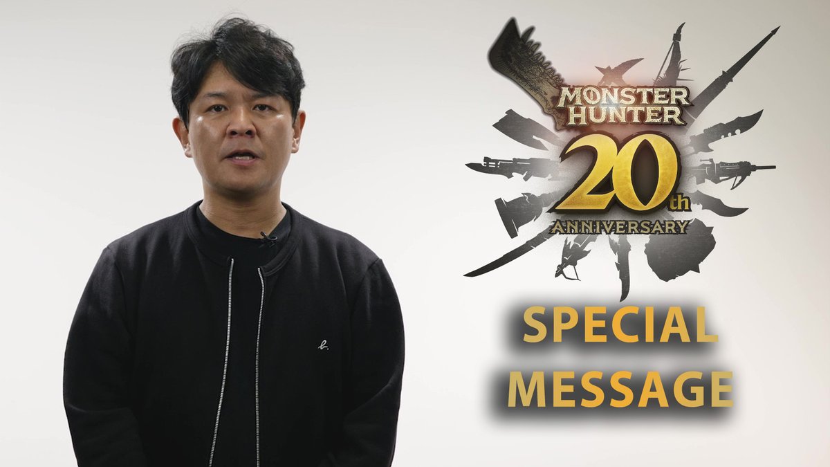 Hello, hunters! Monster Hunter series producer, Ryozo Tsujimoto would like to share a few words with you on what’s in store for Monster Hunter in 2024. #MH20th