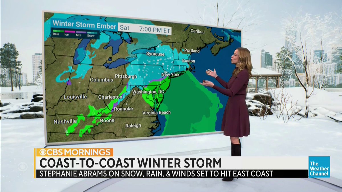 A winter storm system could bring flash flooding to the South and freezing rain, snow and possible blizzard conditions to the Northeast. The Weather Channel’s Stephanie Abrams breaks down what to expect — and why New England residents should get their shovels ready.