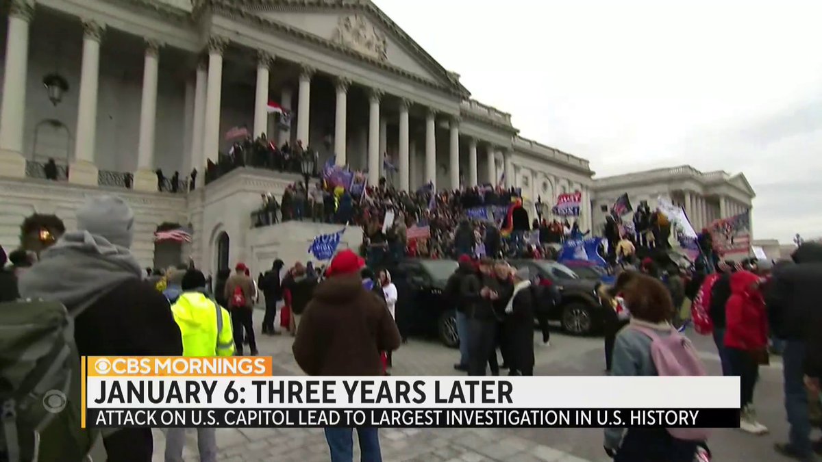 In the three years since the Jan. 6 Capitol attack, nearly 1,200 people have been charged with being part of the riot. More than half have either been convicted or pleaded guilty — while the pain of officers who defended the Capitol that day and their families is still raw.